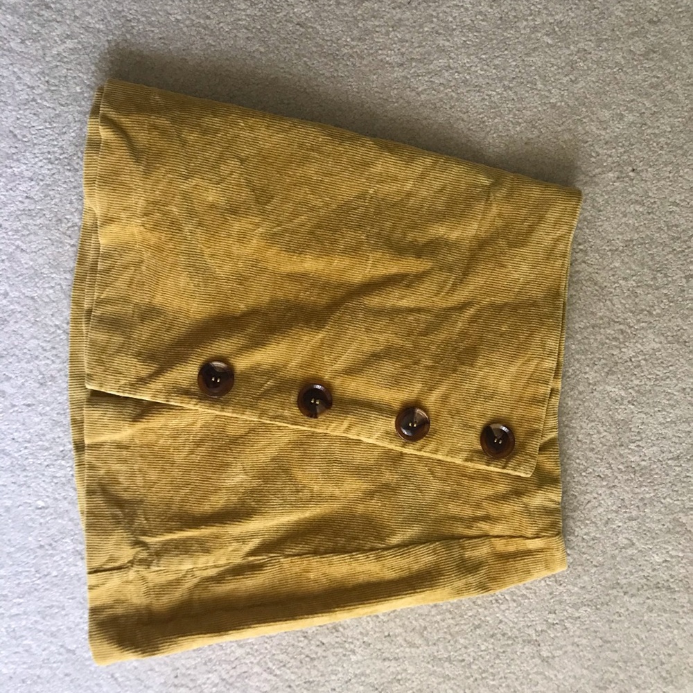 Altar’d State mini skirt in yellow